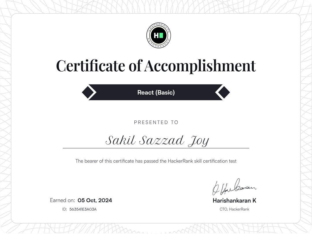 certificate image